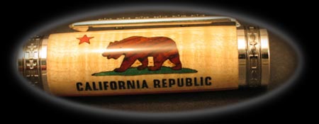 California State Flag Pen / Cocobolo