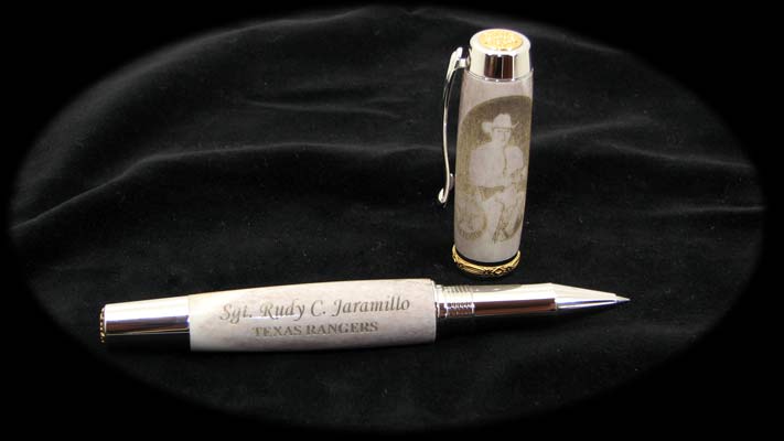 Texas Ranger Antler Pen /